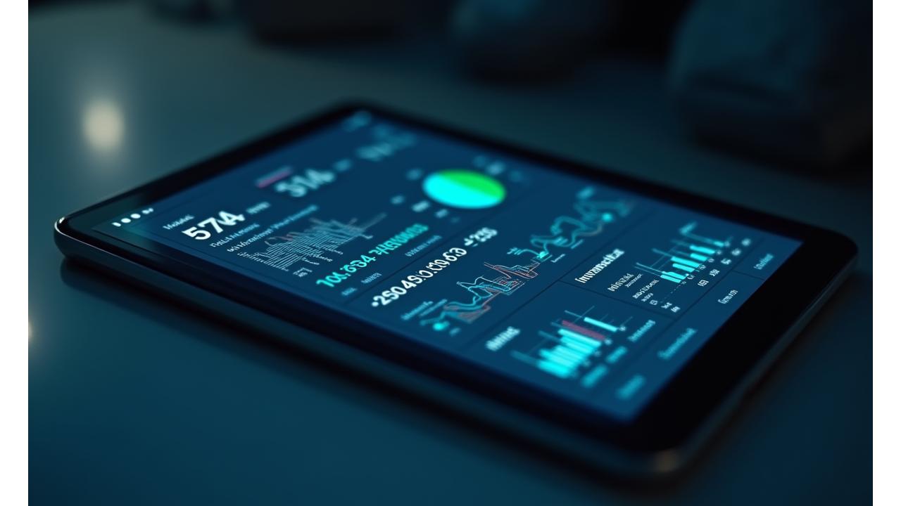 Digital interface showcasing personalized health metrics and AI recommendations.
