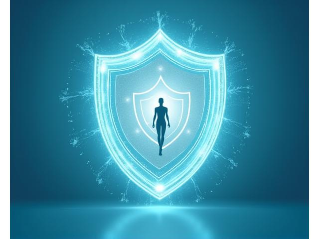 A visual representation of interconnected healthy lifestyle choices creating a shield against illness, embodying proactive prevention.